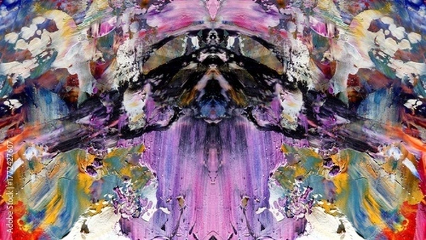 Obraz Abstract art background . Hand painting artwork on canvas .