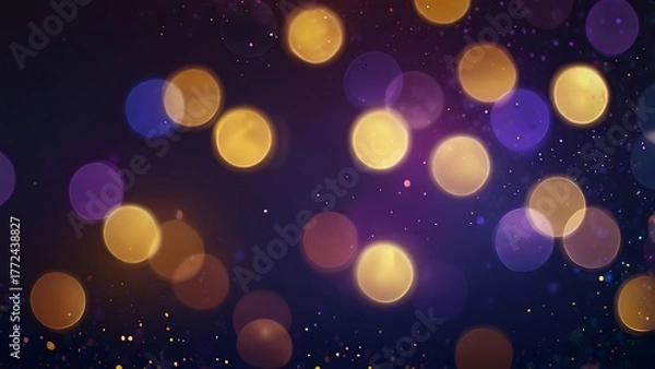 Obraz abstract background with bokeh lights