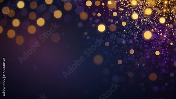Obraz abstract background with bokeh lights