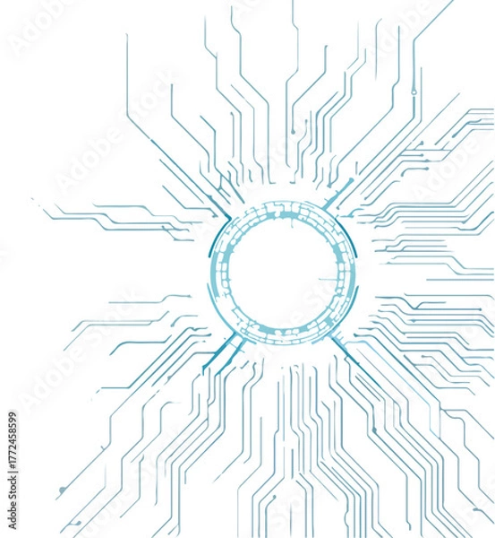 Obraz abstract blue background