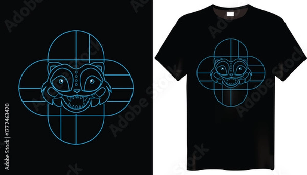 Fototapeta Kpop Demon Hunters T-Shirts Design