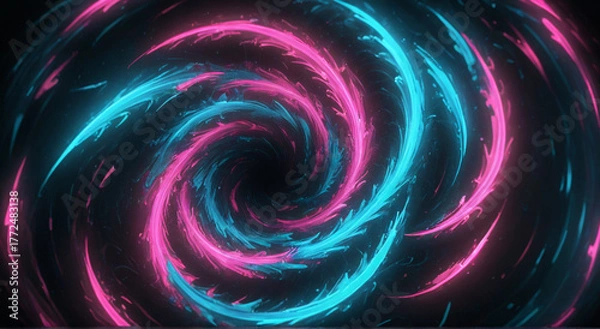 Fototapeta abstract background with colorful circles