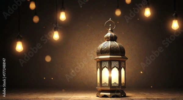 Fototapeta lantern in the night