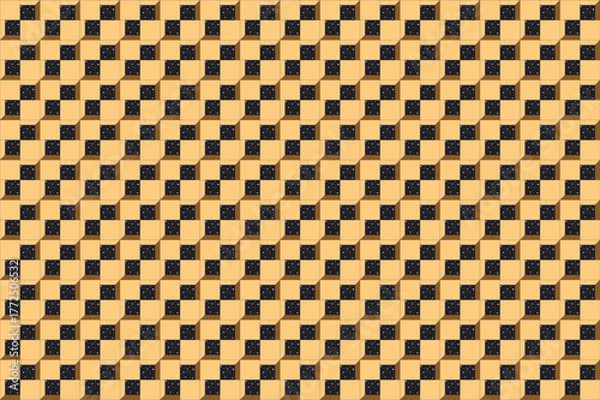 Fototapeta Geometric vector background with sacral tribal ethnic elements. Traditional triangles gypsy geometric forms sprites tribal themes apparel fabric tapestry print
