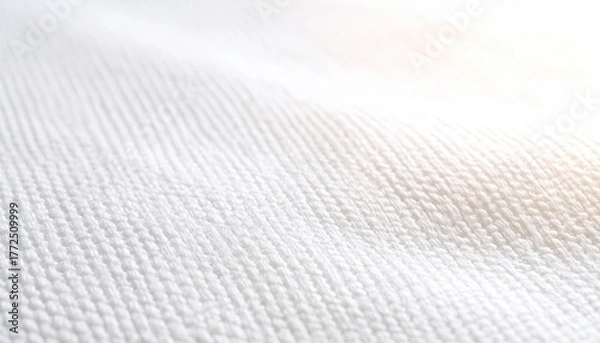 Obraz White Fabric Texture with Subtle Light and Shadow
