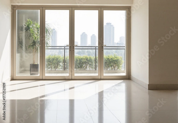 Fototapeta window with a view