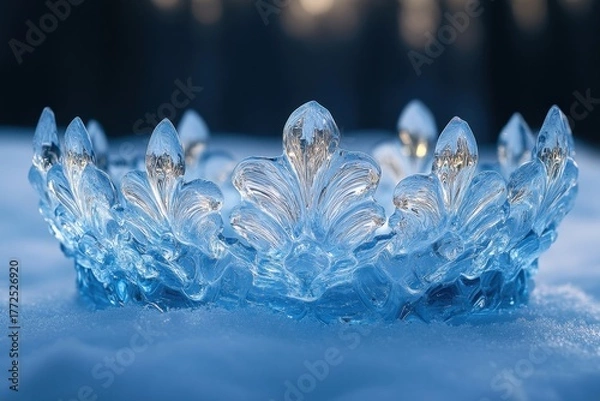 Obraz A bird (tia) perched on a branch.