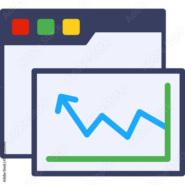 Fototapeta Chart Icon