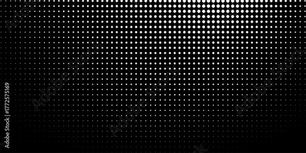 Fototapeta halfton pattern dot background texture overlay grunge distress linear vector. modern style