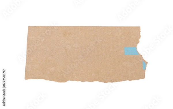 Obraz Vintage Torn Paper Texture, paper ripped message, torn paper edge, Torn sheets of paper PNG