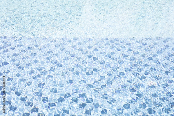 Obraz Selective focus and soft blur,Abstract pattern of water swimming pool