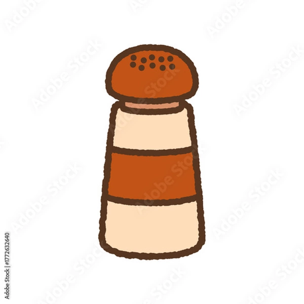 Obraz 手書き風のシンプルアイコンイラスト　調味料