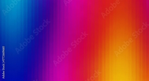 Fototapeta Vibrant abstract pixelated gradient background transitioning from cool blue to warm red and orange hues