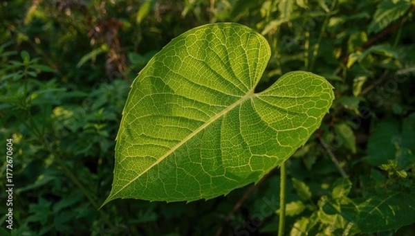 Obraz The green leaf