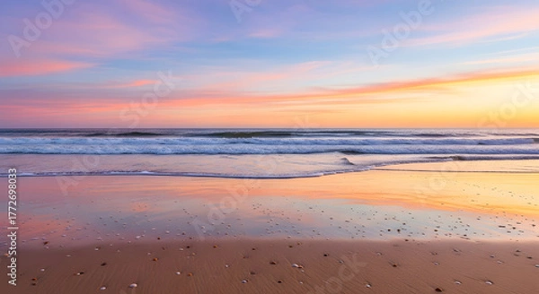 Obraz sunset at the beach