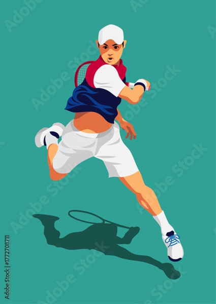 Obraz テニス選手