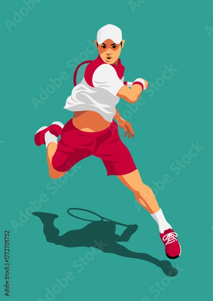 Obraz テニス選手