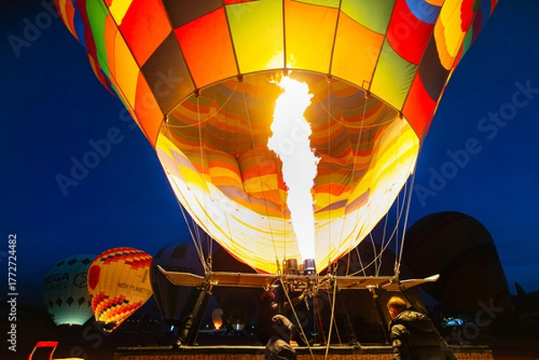 Obraz カッパドキアの熱気球の立ち上げ