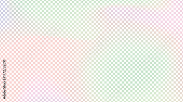 Obraz Vector illustration of soft pastel colorful gradient on transparent background with smooth color transitions