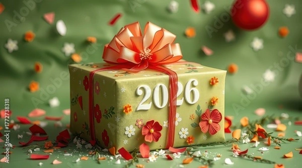 Obraz New Year 2026 gift holiday