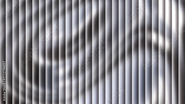 Fototapeta Abstract liquid glass gradient stripes background with soft light effects and subtle blue hues for modern design vector