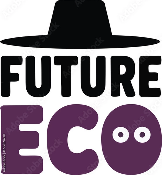 Obraz Abstract Purple Shape with White Cutout for Modern Background Design