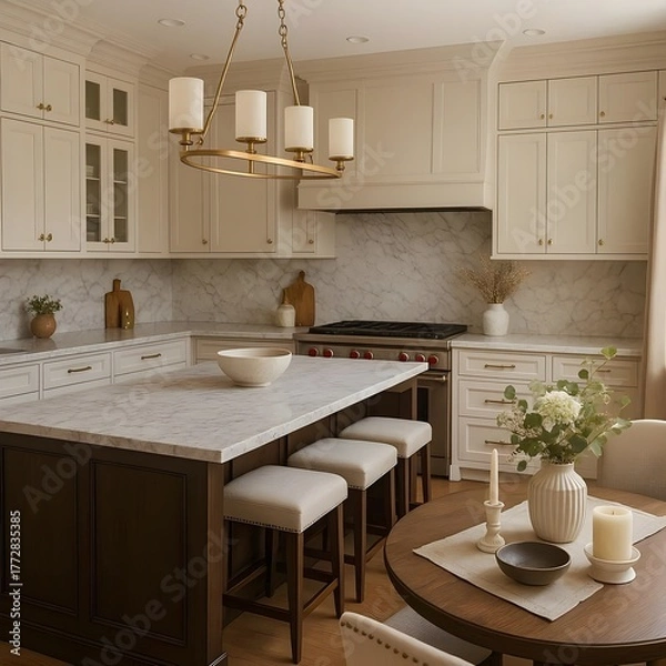 Obraz modern kitchen interior with kitchen