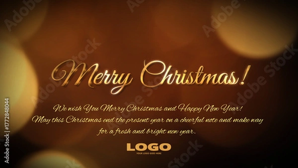 Obraz Christmas and New Year Greetings