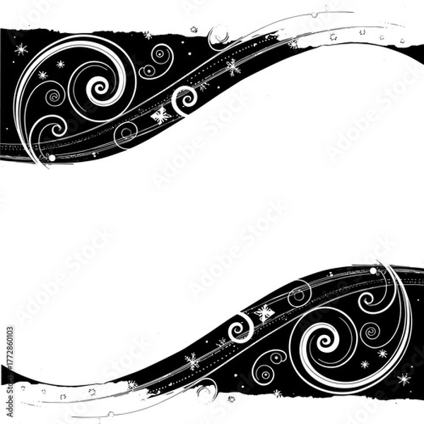 Fototapeta black and white abstract background