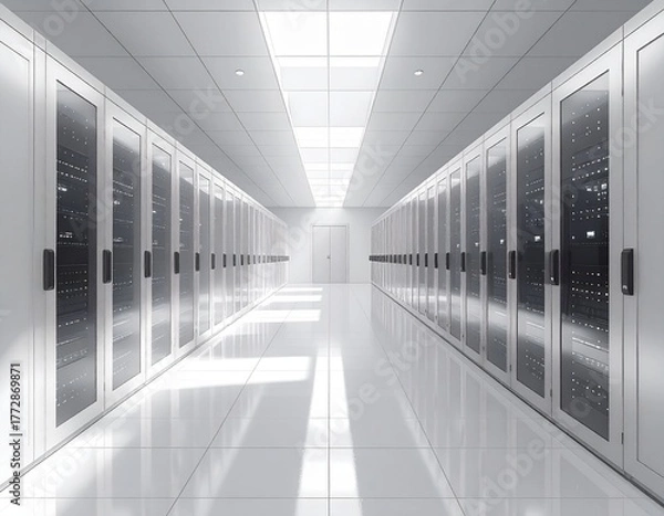 Obraz サーバールームのイラスト