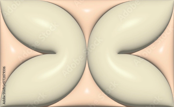 Fototapeta Abstract seamless floral pattern with light color flowers, a vector illustration design for wallpaper or textile decoration