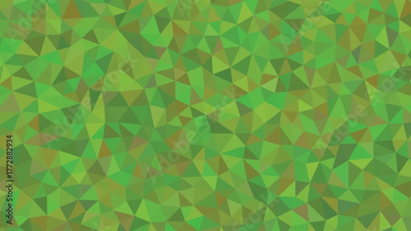 Fototapeta Abstract green textured mosaic pattern soft gradients subtle organic design overlay