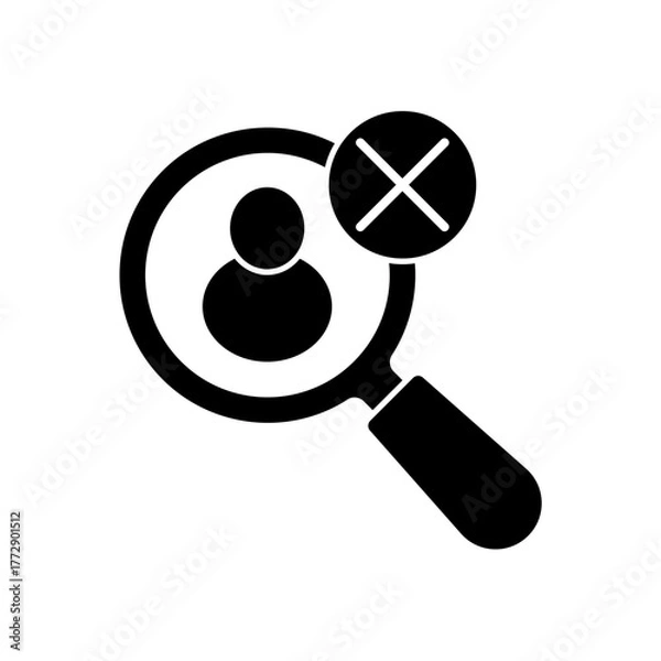 Fototapeta Missing icon outline editable stroke line drawing eps