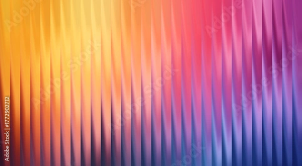 Obraz Abstract colorful striped pattern blends orange, yellow, pink, and purple, evoking a sense of artistic expression 