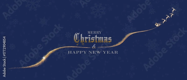 Fototapeta 2026 2025 happy new year, sylvester, New Year's EvE party event celebration holiday greeting card	