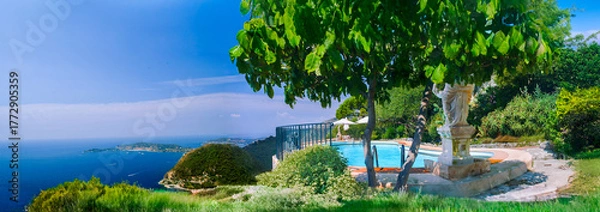 Obraz panorama  di  Eze francia