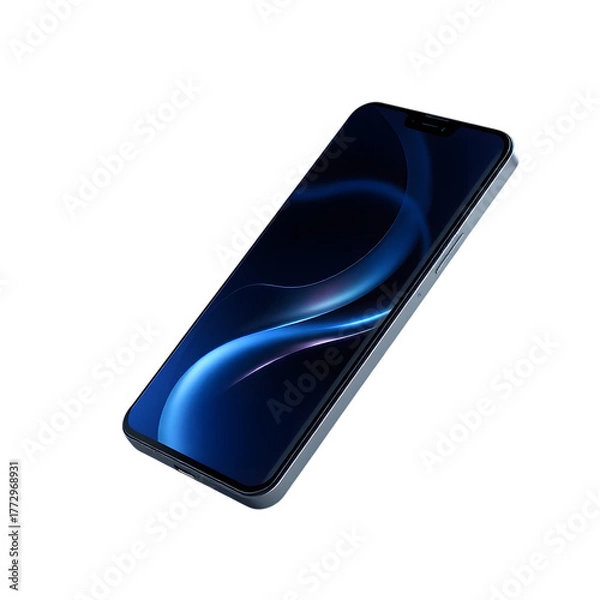 Obraz abstract blue background with arrow