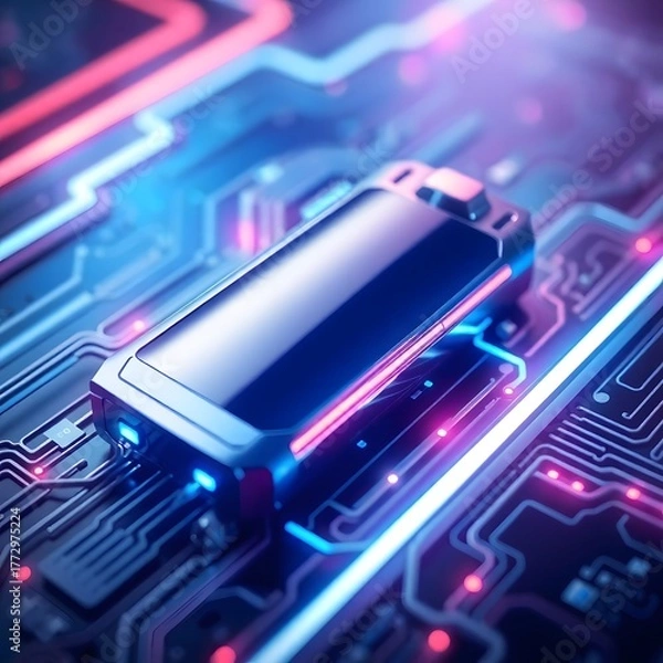 Obraz circuit board background