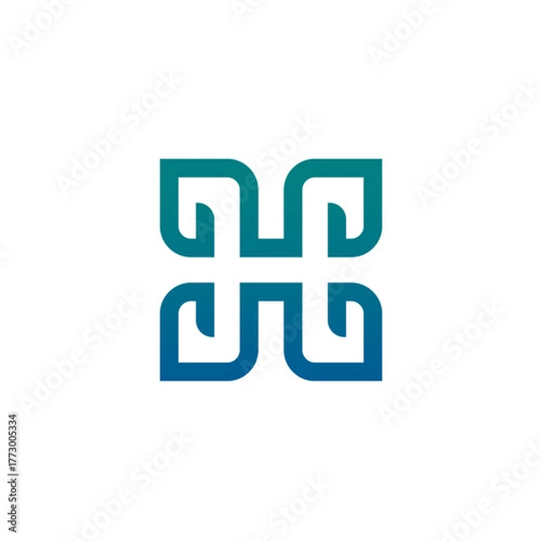 Fototapeta Geometric Abstract Symbol