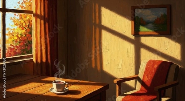 Fototapeta Autumn Warmth Indoors