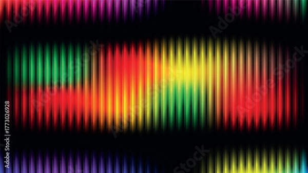 Obraz Abstract geometric design with color accents