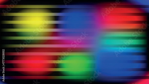 Fototapeta Modern abstract geometric design with vibrant color accents