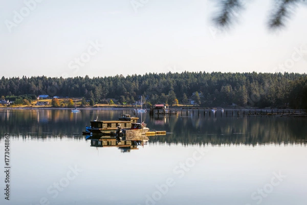 Fototapeta Reflection in Washington state lake