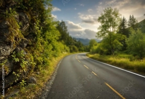 Obraz road to the mountains