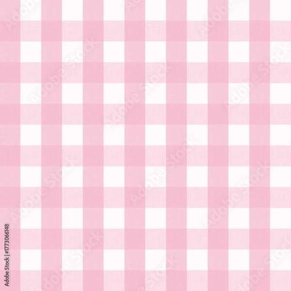 Obraz pink plaid pattern