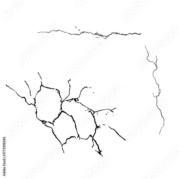 Obraz クラック素材セット