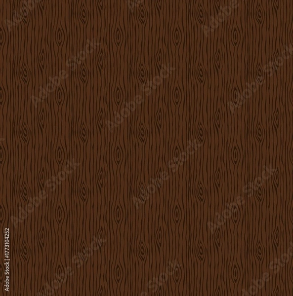 Fototapeta A seamless pattern with a wood grain effect in brown tones. Suitable for packaging, furniture, backdrops, wallpaper, interiors, as well as natural and eco-friendly designs