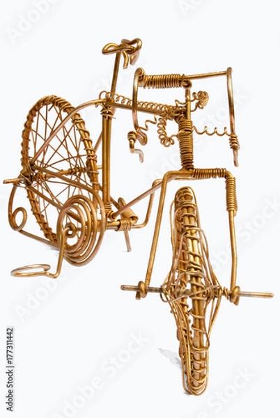 Obraz Wire art bicycle
