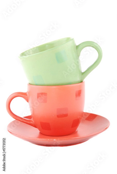 Obraz Multi-coloured cups
