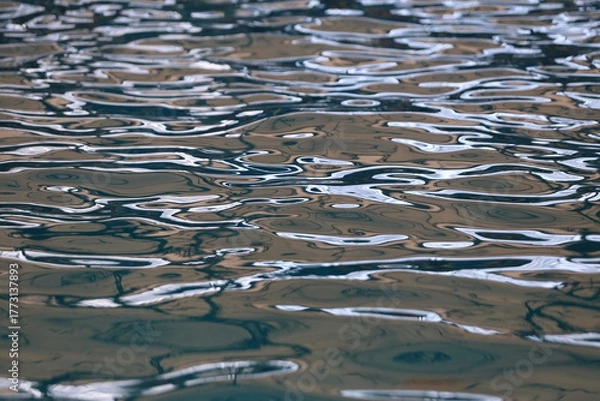 Fototapeta Surface of the water in the pool.